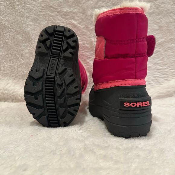Sorel Snow Commander Boots sz 5 Pink Waterproof Insulated Snow Boots Winter Boot - Picture 4 of 7